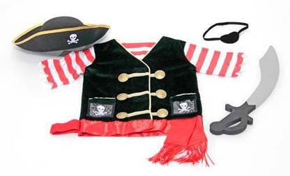 MELISSA & DOUG Pirate Role Play Costume Set