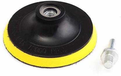 DIY Crafts Sanding Disc Sandpaper Hook Loop+ Backer Pad with Drill Adapter New Backing Pad Hook & Loop Pad Rotary Bit Set