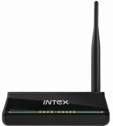 Intex Wireless N Wireless Router 2.4 GHz 150 Mbps Wifi Speed Single Band External Antenna Ethernet (Cable Broadband)