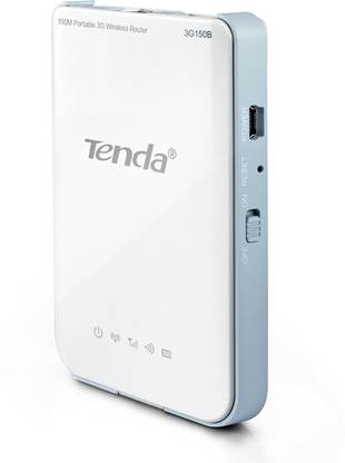 TENDA 3GB Wireless Router 2.4 GHz 150 Mbps Wifi Speed Single Band Internal Antenna Ethernet (Cable Broadband)