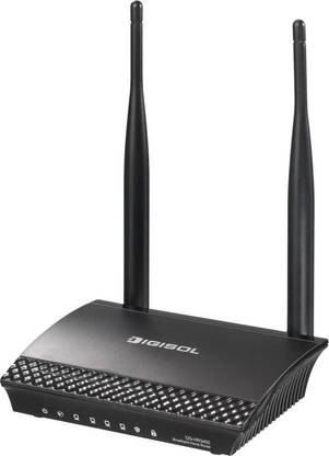 DIGISOL DG-HR3400 Wireless Router 2.4 GHz 300 mbps Wifi Speed Single Band External Antenna Ethernet (Cable Broadband)