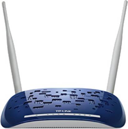 TP-Link Wireless N ADSL2+ Modem Wireless Router 2.4 GHz 300 Mbps Wifi Speed Single Band External Antenna ADSL (Telephone)