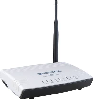 DIGISOL DG-BG4100N Wireless Router 2.4 GHz 150 mbps Wifi Speed Single Band External Antenna Both (Ethernet and ADSL)
