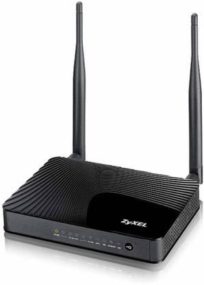 Zyxel Amg1312-T10b Wireless N Adsl2 4-Port Gateway with Usb Wireless Router 2.1 GHz 300 mbps Wifi Speed Single Band External Antenna ADSL (Telephone)