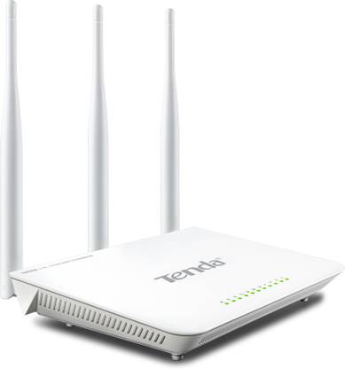 TENDA TE-W1800R Wireless Router 2.4 GHz 450 mbps Wifi Speed Dual Band External Antenna Ethernet (Cable Broadband)