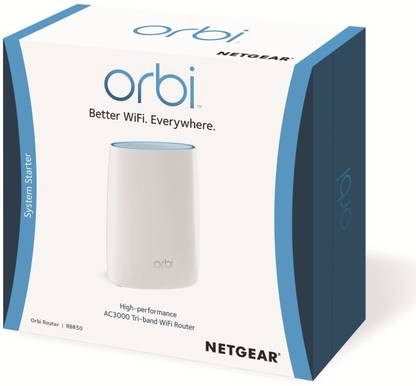 NETGEAR Netgear Orbi WiFi Range Extender 5 GHz 150 Mbps Wifi Speed Tri Band Internal Antenna Access Point Mode