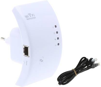 Finger's Wireless-N Wifi Repeater WiFi Range Extender 2.4 GHz 300 Mbps Wifi Speed Single Band Internal Antenna Both (Ethernet and ADSL)