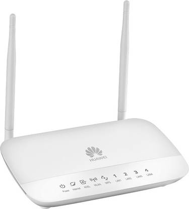 Huawei HG532D: ADSL2+ Modem With Wireless Router 2.4 GHz 300 Mbps Wifi Speed Single Band External Antenna ADSL (Telephone)