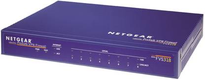 NETGEAR PROSAFE VPN FIREWALL 8 W/8 PORT 10/100 SWITCH Router
