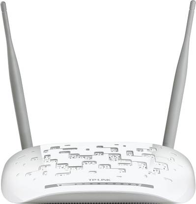 TP-Link TD-W8968 Wireless N USB ADSL2+ Modem Wireless Router 2.4 GHz 300 Mbps Wifi Speed Single Band External Antenna ADSL (Telephone)