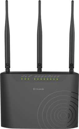 D-Link DSL-2877AL Wireless Router 2.4 GHz 733 Mbps Wifi Speed Single Band Internal & External Antenna ADSL (Telephone)