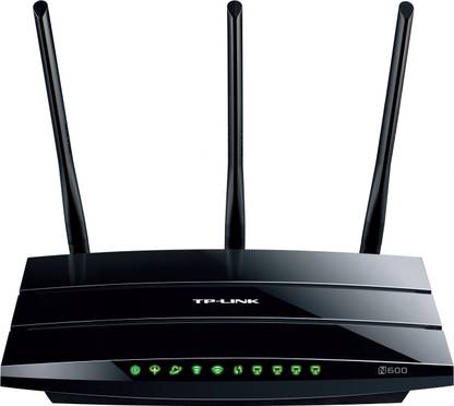 TP-Link TD-W8980 N Wireless Dual Band Gigabit ADSL2+ Modem Wireless Router 5 GHz, 2.4 GHz 600 mbps Wifi Speed Dual Band External Antenna ADSL (Telephone)