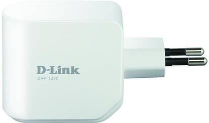 D-Link N300/DAP-1320 WiFi Range Extender 2.4 GHz 300 Mbps Wifi Speed Single Band Internal Antenna Ethernet (Cable Broadband)