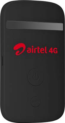 Airtel LTE cat4 Mobile Wi-Fi Wireless Router 5 GHz, 2.4 GHz 40 Mbps Wifi Speed Dual Band External Antenna MiFi (Sim Based)