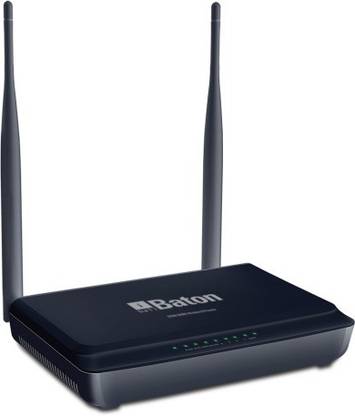 iball MIMO Wireless-N Router - iB-WRB300N Wireless Router 2.4 GHz 300 MBPS Wifi Speed Single Band External Antenna Ethernet (Cable Broadband)