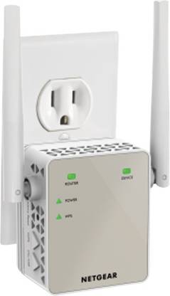 NETGEAR EX6120 ACWi-Fi Range Extender WiFi Range Extender 5 GHz, 2.4 GHz 1200 Mbps Wifi Speed Dual Band External Antenna Ethernet (Cable Broadband)