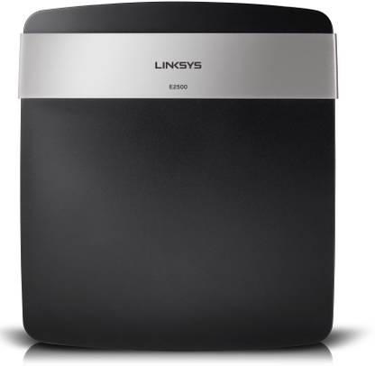 LINKSYS E2500-AP Wireless Router 5 GHz, 2.4 GHz 600 Mbps Wifi Speed Dual Band Internal Antenna Ethernet (Cable Broadband)