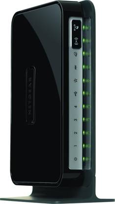 NETGEAR Wireless-N Router With Modem Wireless Router 2.4 GHz 300 Mbps Wifi Speed Single Band Internal Antenna ADSL (Telephone)