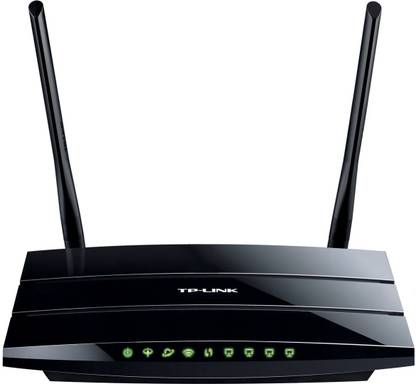 TP-Link TD-W8970 300Mbps Wireless N Gigabit ADSL2+ Modem Wireless Router 2.4 GHz 300 mbps Wifi Speed Single Band External Antenna ADSL (Telephone)