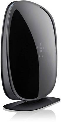 BELKIN F9K1116ZB Wireless Router 2.4 GHz 433 mbps Wifi Speed Single Band Internal Antenna Ethernet (Cable Broadband)