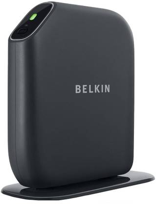 BELKIN Play Max Wireless Router 5 GHz 300 Mbps Wifi Speed Single Band Internal Antenna Ethernet (Cable Broadband)