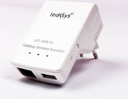 LeoXsys WiFi Repeater Wireless 11N signal Booster range extender 300 Mbps Wireless Router
