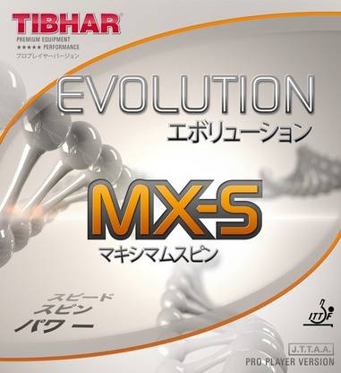 TIBHAR MX-S red 0.5 mm Table Tennis Rubber