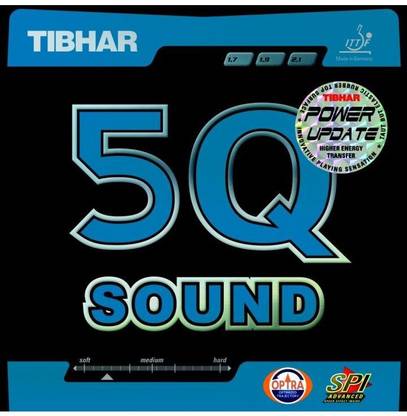 TIBHAR 5Q Sound 11.3 mm Table Tennis Rubber
