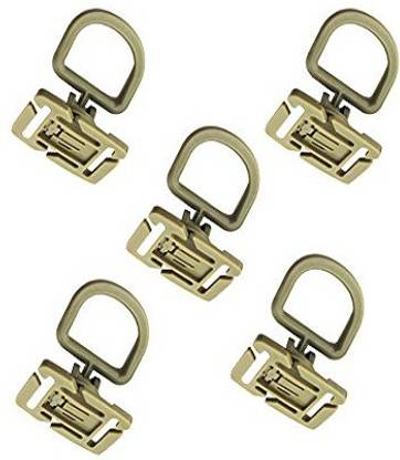 Futaba 360 degree Rotation D-Ring Buckle MOLLE - Pack of Five Luggage Strap