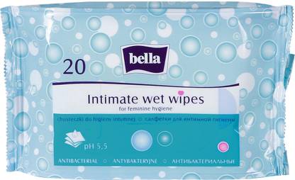 Bella Intimate Care Wet Wipes A20 Pocket-Pack Sanitary Pad