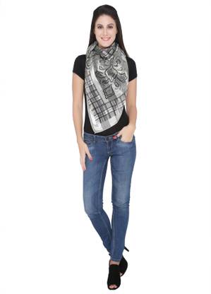 DUPATTA BAZAAR Printed Poly Silk Women Scarf