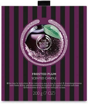 THE BODY SHOP Frosted Plum Scented Candle Candle