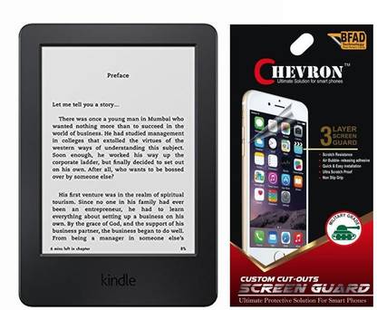 CHEVRON Screen Guard for Kindle - 6" Glare-Free Touchscreen Display, Wi-Fi