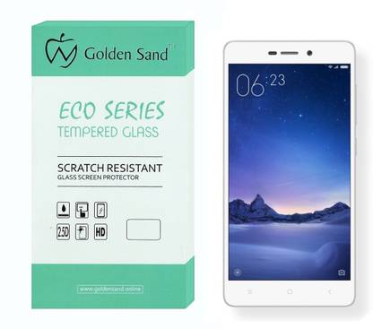 Golden Sand Tempered Glass Guard for Mi Redmi 3S Prime