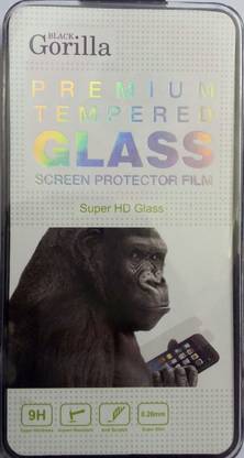 BLACK GORILLA Tempered Glass Guard for Micromax Canvas A1