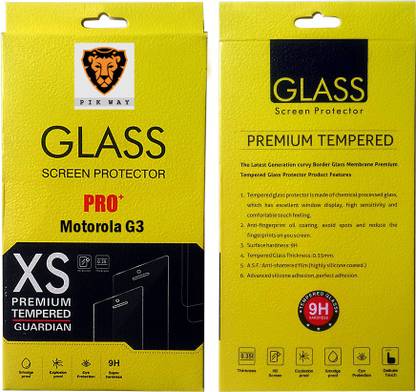 Pikway Tempered Glass Guard for Motorola Moto G (3rd Generation)
