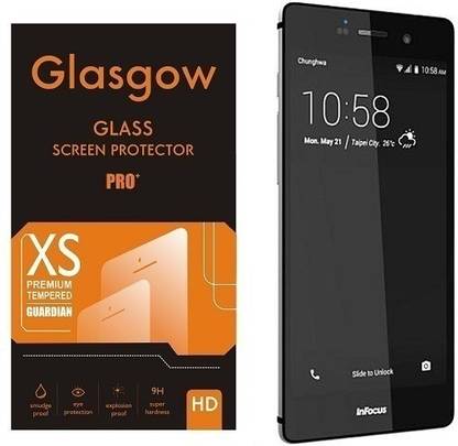 Glasgow Tempered Glass Guard for InFocus M808