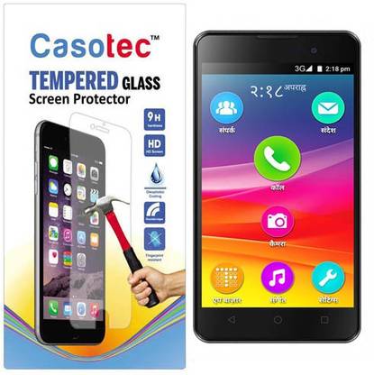 Casotec Tempered Glass Guard for Micromax Canvas Spark 2 Q334