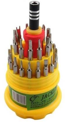JACKLY 31 IN 1 Magnetic Ratchet Screwdriver Set