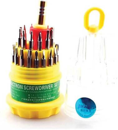 JACKLY Global Jackly 31-In-1 Screw Driver Magnetic Multifunction Toolkit Ratchet Screwdriver Set