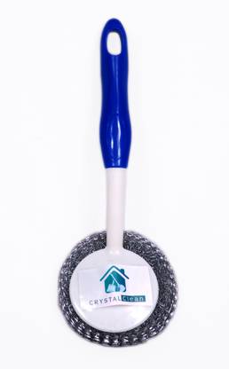 Crystal Clean Plastic Handle Stainless Steel Juna Scrub Pad