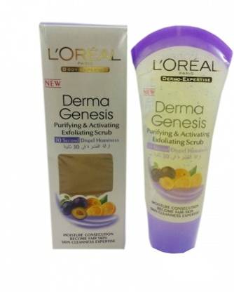 L'Oreal Paris Derma Genesis for Purifying And Activating Exfoliating Scrubbing Scrub