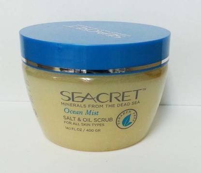 SEACRET salt & oil scrub ocean mist 14.1 oz - 400gr Scrub