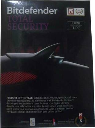 Bitdefender Total Security 1 PC 1 Year