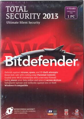 Bitdefender Total Security 2013 1 PC 3 Years