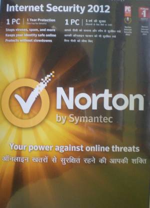 Norton Internet security 2012 1 PC 1 Year