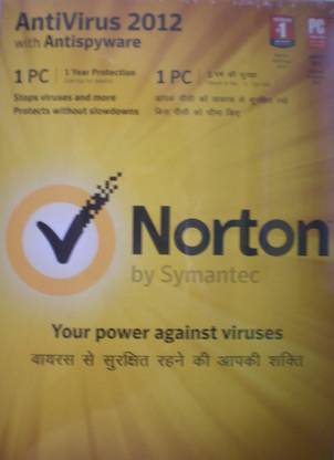 Norton AntiVirus 2012 1 PC 1 Year