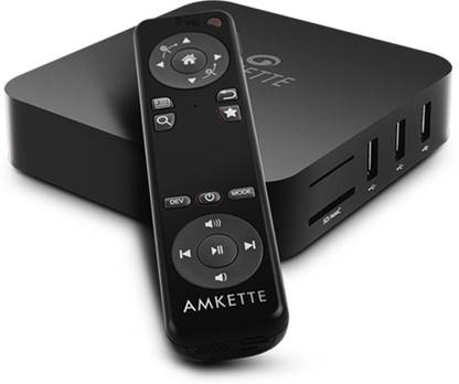 AMKETTE EvoTV Android Entertainment Central (AC) Media Streaming Device