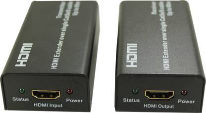 Smart Power 60 Meter HDMI Extender Over Cat 5e/6 Media Streaming Device