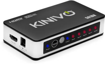 Kinivo 501BN 5 x1 High Speed HDMI Switch Media Streaming Device